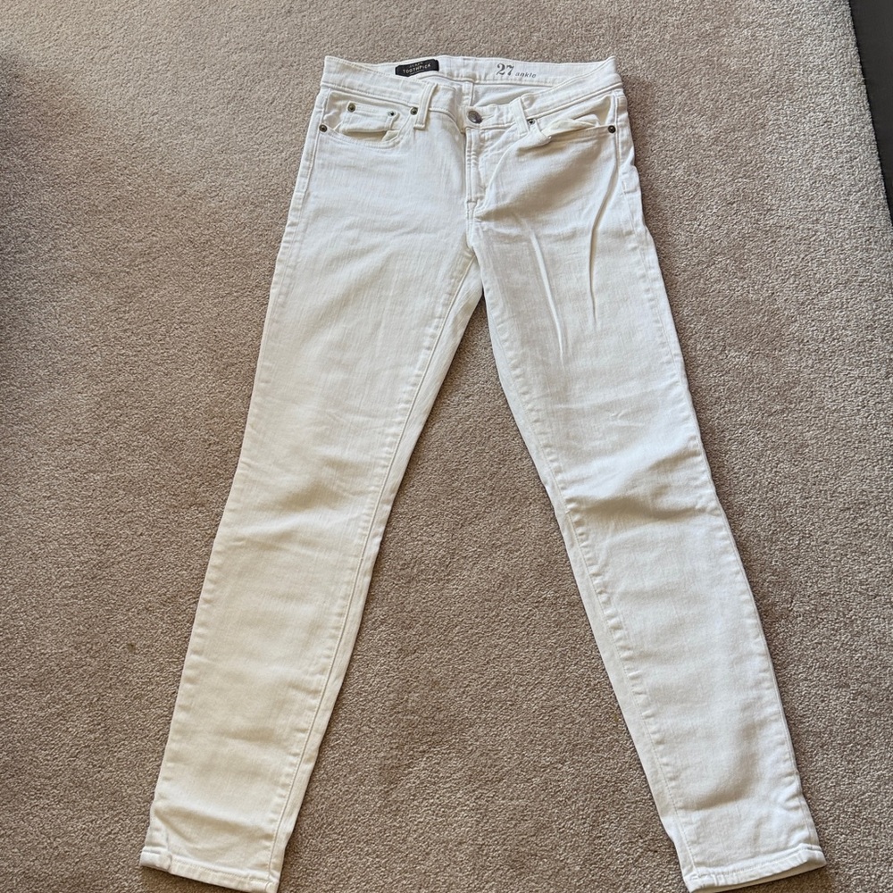 J. Crew Women's Skinny Jeans in Cream